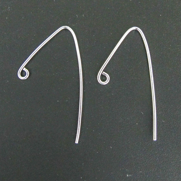 Sterling Sil 30mm simple EH 2pc