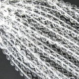 Semi Prec 8mm rnd Quartz Crystal 22pcs