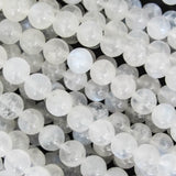 Semi Prec 8mm rnd Moonstone 22pcs