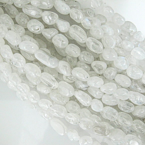 Semi Prec 8mm Nugget Moonstone 22pcs