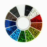 Seed Beads Opaque Mix 12 ass Col 7.5g NFD