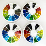 Seed Beads Opaque Mix 12 ass Col 7.5g NFD