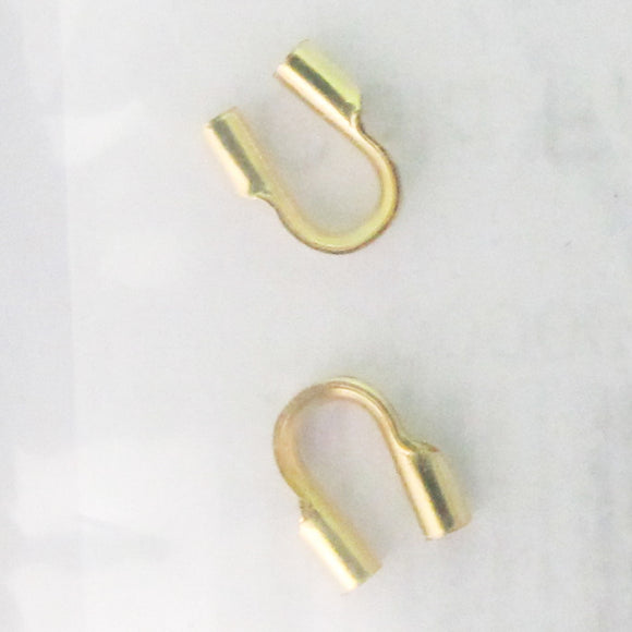 Gold Filled .31mm ID Wire Protector 2pcs