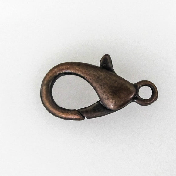 Metal 15mm parot clasp NF Ant Cop 30pcs