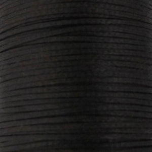 Waxed 1mm cord dark brown 40metres