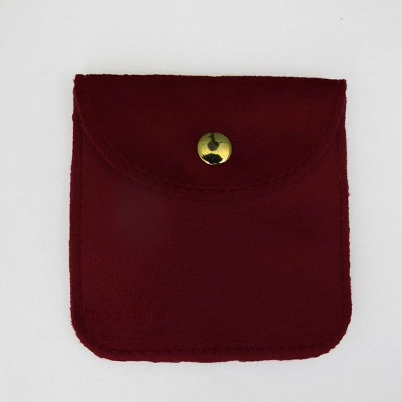 Velvet Gift bag 7x7cm Ruby 2pcs