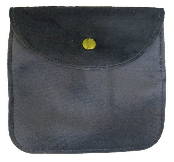 Velvet Gift bag 12x12cm Ash 2pcs