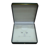 Jewellery Box 19x19x4.5cm Dark Green 1pc