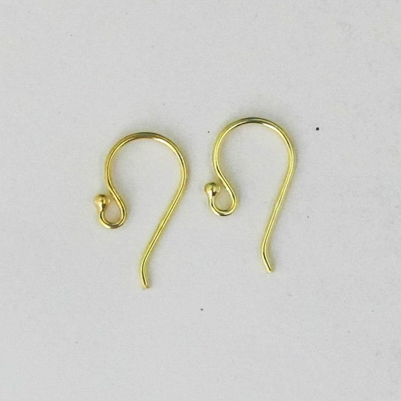 Gold Plated Earring Hooks, Gold Earring Findings, DIY Jewelry, Hook  Findings, Jewelry Connectors, Gold Finding, Jewelry Making GP -  Israel