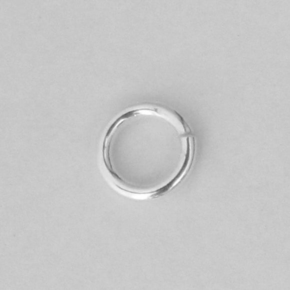 Sterling sil 6mm x 1mm SOLDERED ring 10p