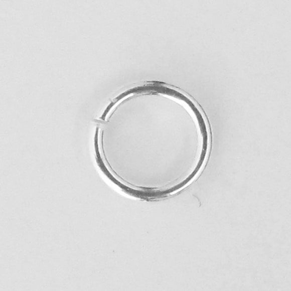 Sterling Sil 6.5mm x.1mm jumpring 4pc