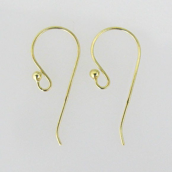 14K Gold Sterling sil 22mm .5mm THIN 10p