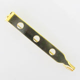 Metal 32mm brooch b roller NF gld 10pcs