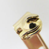 Metal 32mm brooch b roller NF gld 10pcs