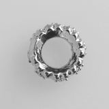 Metal 3x8mm diamonte washer NF SIL 4pcs