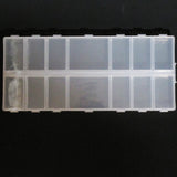 Plas 24cmx10cmx2.8cm Sep Lids 14comp 1pc