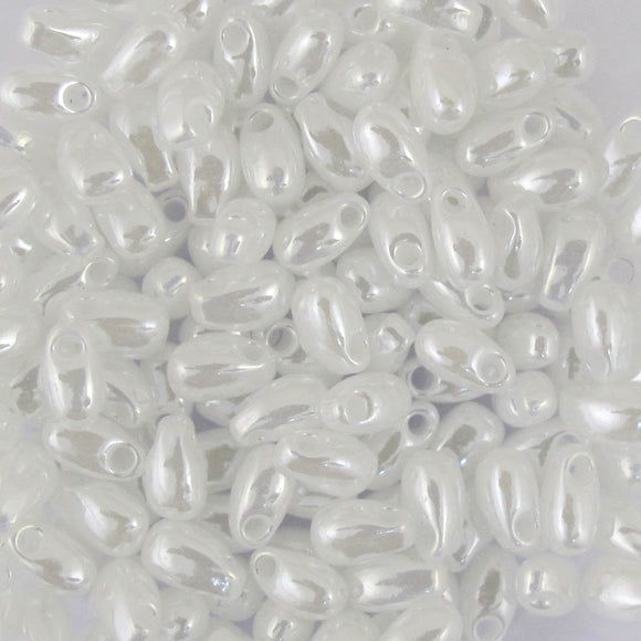 Matsuno 5mm glass Pearl Drop white 10g