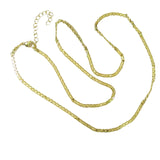 S Steel Jewellery 53cm Nlace NF GLD 1pc