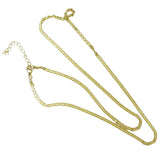 S Steel Jewellery 53cm Nlace NF GLD 1pc