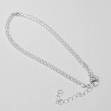 S Steel Jewellery 18cm BLET NF SIL 2pc