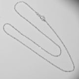 Jewellery 45cm ball/bar chain NF SIL 1pc