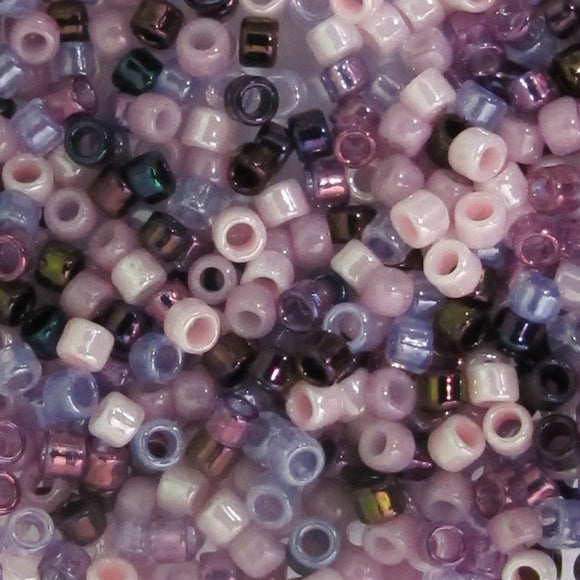 Toho Q bead 1.9mm Lavender Kiss mix 5g