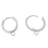 Sterling Sil 11mm hoop/loop 2pcs