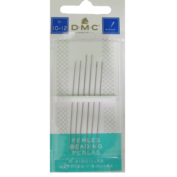 Beading Needle 6pcs size 10-12DMC 1set