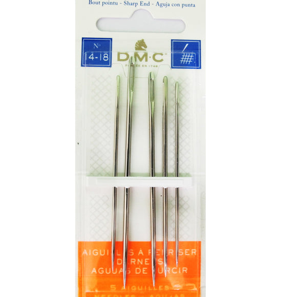 Darning Needle 6pcs size 14-18 DMC 1set