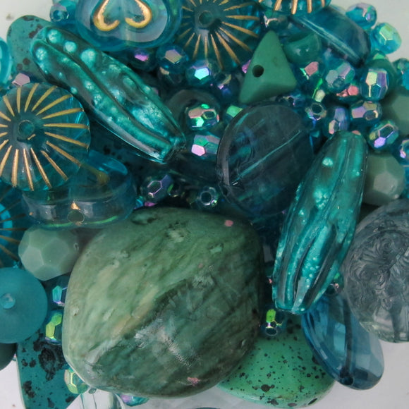 Plas multi mix opaq teal/gold 40gr/60p NFD