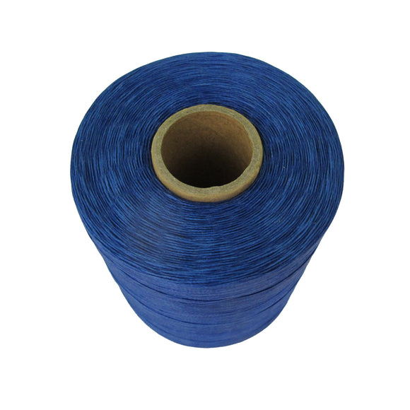 Waxed 1mm cord vespertine blue 350mtrs
