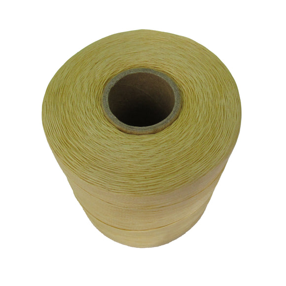 Waxed 1mm cord dark cream 250+mtrs