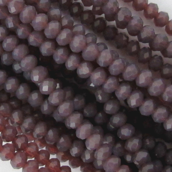 Cg 2x3mm faceted rond D Amethyst 185+ pc