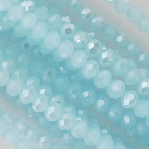 Cg 3x3.5mm face rond Baby Bl luster 125p