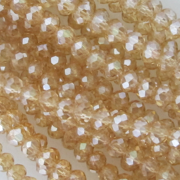 Cg 3x3.5mm face rond Sand Luster 125+p