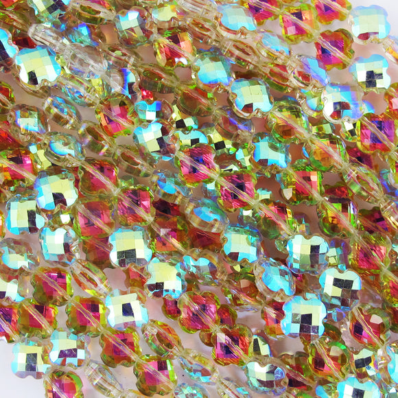 Cg 8mm 4 Leaf Clover Vitrail Light 20pcs