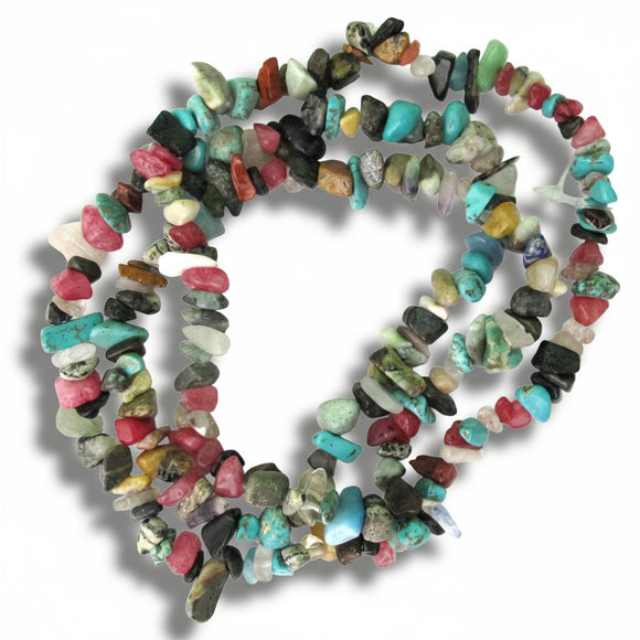 Semi prec Chips mixed stones 160+pcs