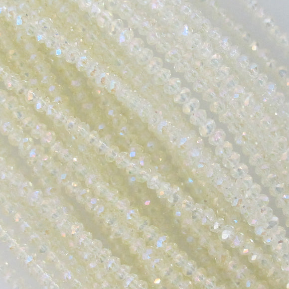 Cg 2x2mm faceted rond LEMON 180+pc