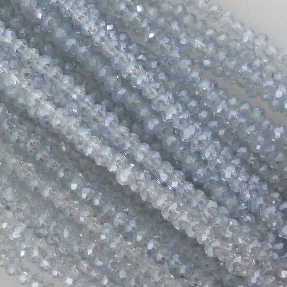 Cg 2x2mm faceted rond B BLUE180+pc