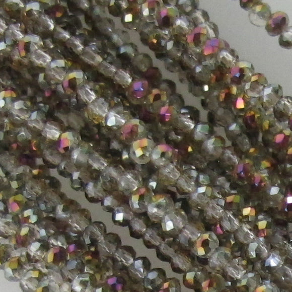 Cg 2x2mm faceted rond B DIAM AB 180+pc