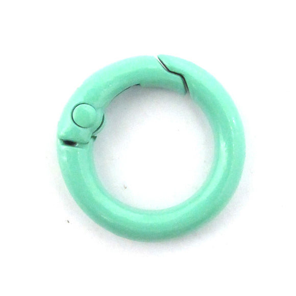 Metal 20mm rnd clasp MINT 6pcs