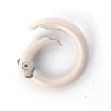 Metal 20mm rnd clasp MAUVE 6pcs