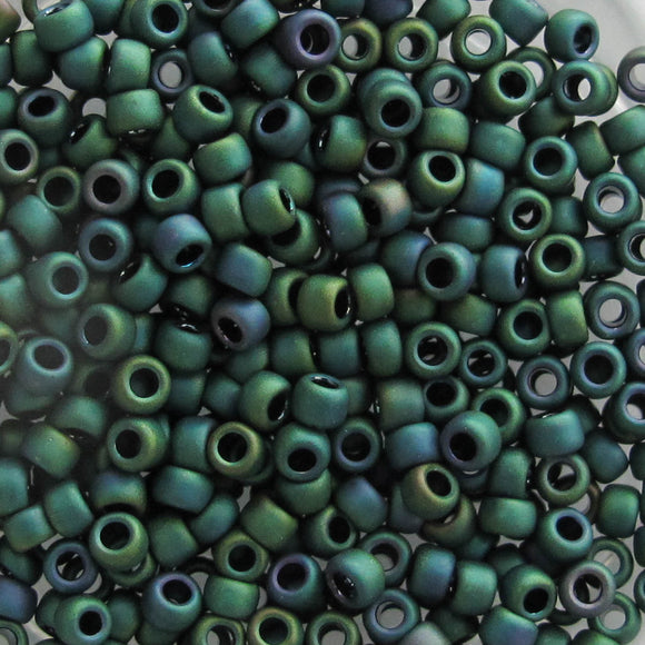 Toho #8 706 rnd opa mat teal iris 10g