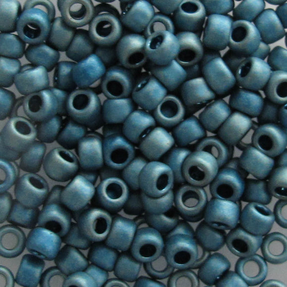 Toho #8 511F rnd met mat mediter blue 5g