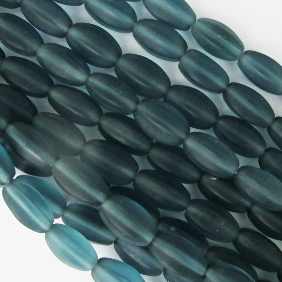 Cz 11x7 oval 6sided fr morion 18pcs