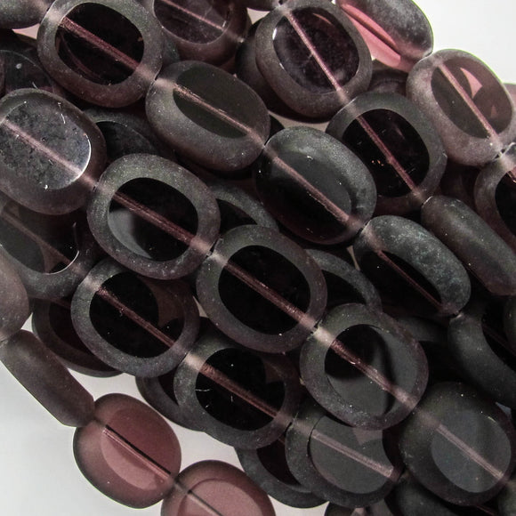 cz 14x12mm oval amethyst 12pcs