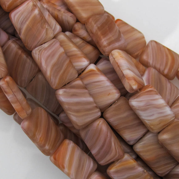 Cz 15x10 rec matt nude 12pcs