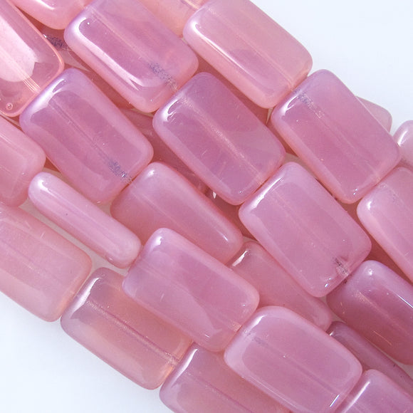 cz 15x10 rec milky lgt pink 12pcs