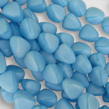 cz 15x13mm pyramid milky aqua 12p