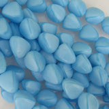 cz 15x13mm pyramid milky aqua 12p